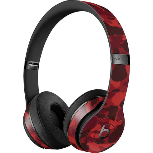 Red Street Camo Beats Solo 3 Wireless Skin